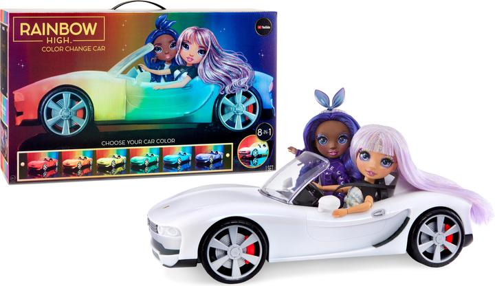 Actual product image MGA Rainbow High- Color Change Car