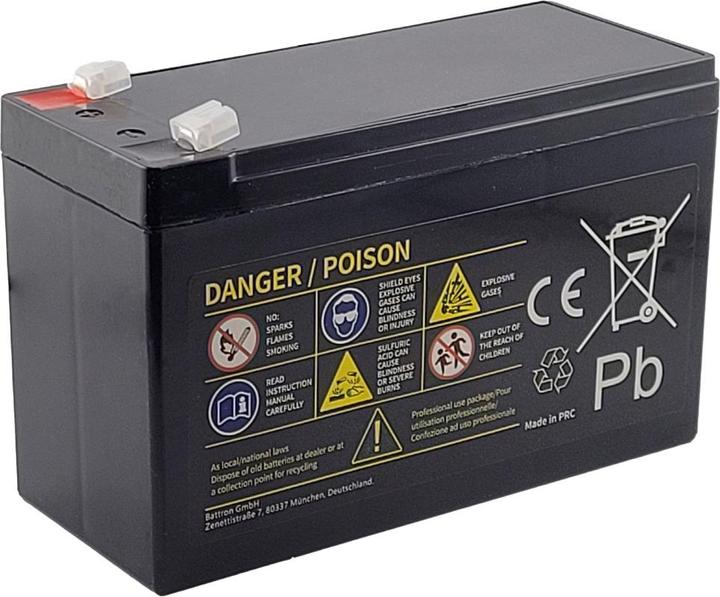 Image du produit Acconic HP7.2-12 Hi-Life Power AGM 12V 7.2Ah USV-Batterie (12 V, 7.20 Ah)