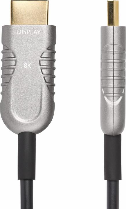 Actual product image StarTech COM 50ft 15.2m HDMI 2.1 Hybrid Active Optical Cable AOC CMP Plenum 8K60Hz Ultra High Speed (15.20 m, HDMI)