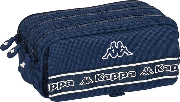 Actual product image Kappa Triple multipurpose pouch Navy Navy blue (21.5 x 10 x 8 cm)