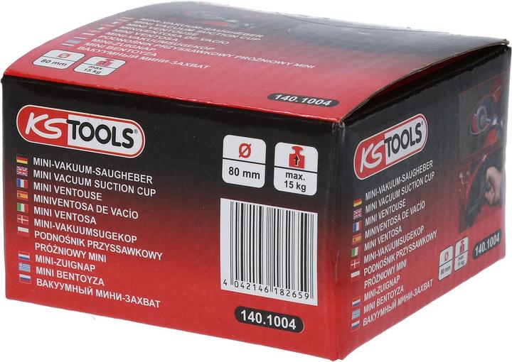 Actual product image KS Tools Mini vacuum suction lifter.max 15kg.Ø 80mm (15 kg)