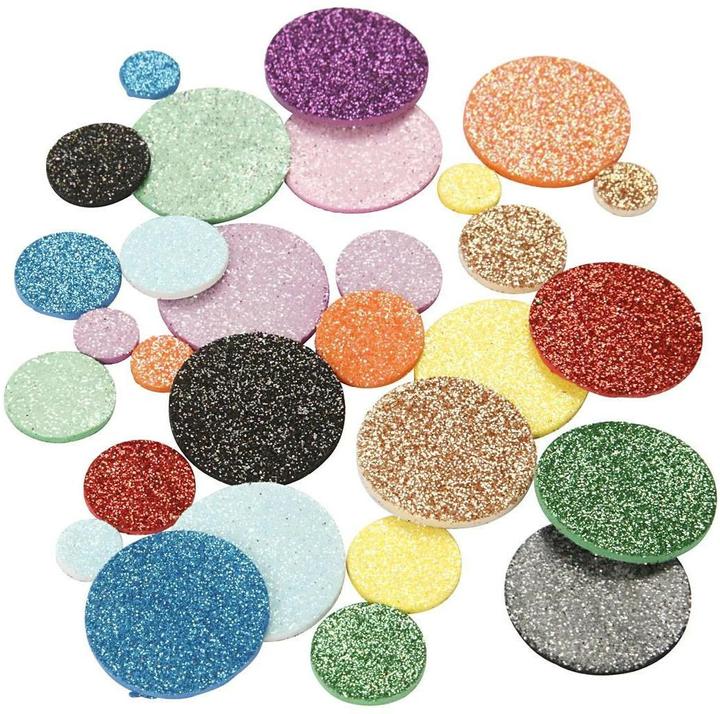 Image du produit Creativ Company Pièces en caoutchouc mousse pour le poinçonnage des cercles 1000 pièces