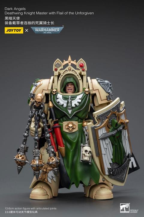 Joy Toy Warhammer 40k Actionfigur 1/18 Dark Angels Deathwing Knight Master with Flail of the Unforgiven 12 c