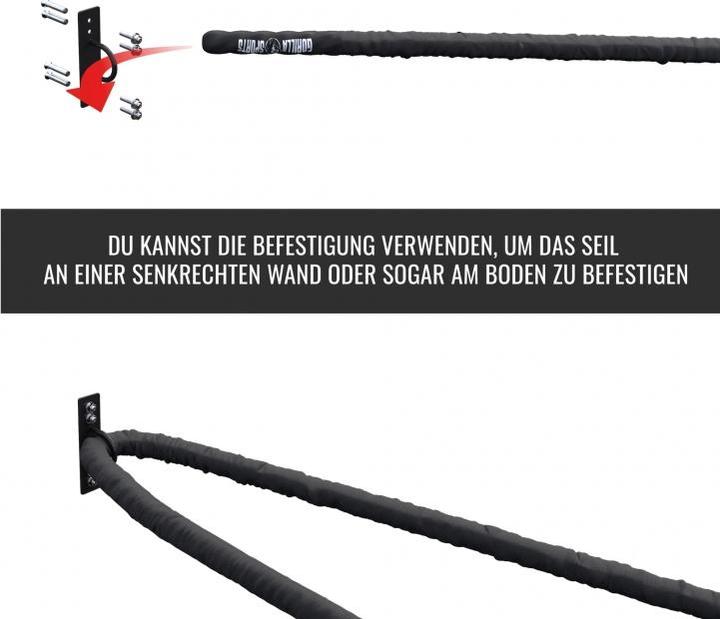 Image du produit Gorilla Sports Battle Rope dans diff. Longueurs et épaisseurs