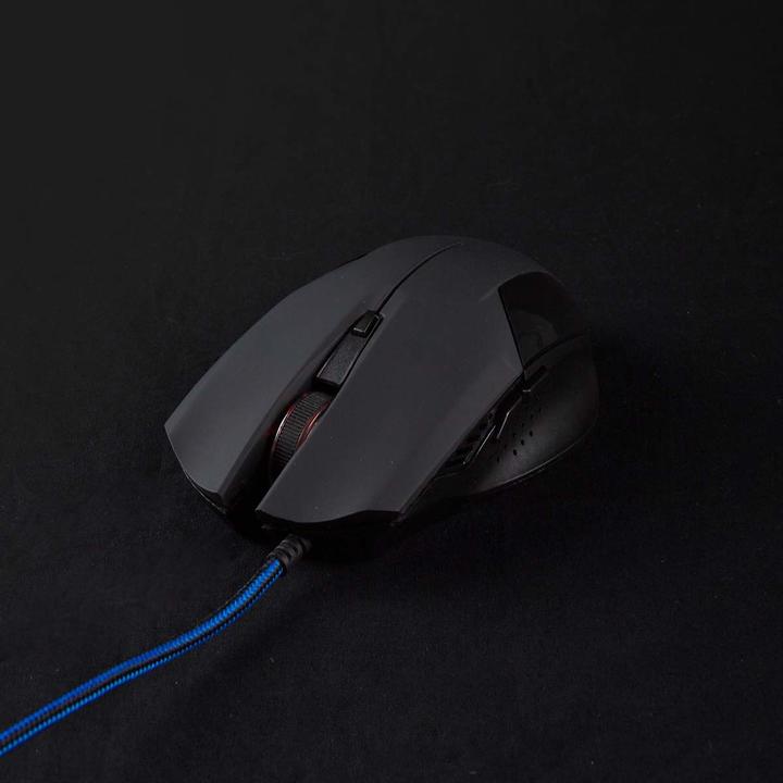 Produktbild Nedis Gaming Mouse | Verdrahtet | 1200 / 2400 / 4800 / 7200 dpi | Einstellbar DPI | Anzahl Knöpfe: 6 (Kabelgebunden)