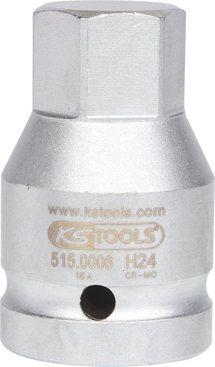 Image du produit KS Tools Douille à embout de puissance 3/4" à six pans creux (24 mm)
