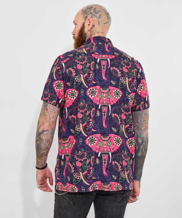 Produktbild Joe Browns Elephant Print Statement Short Sleeve Shirt (S)