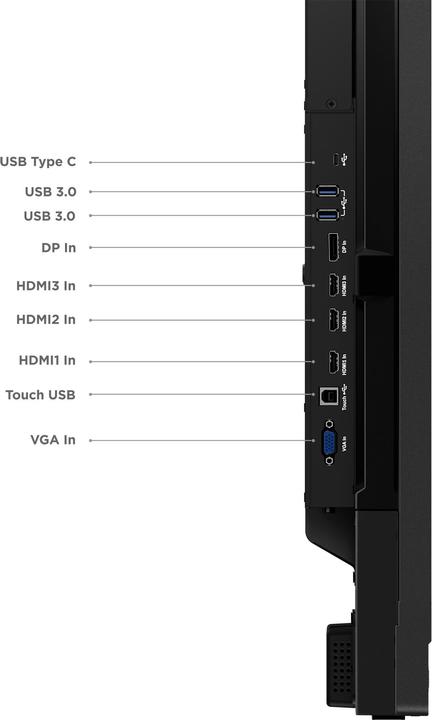 Actual product image Lenovo ThinkVision T65 (3840 x 2160 Pixels, 65")