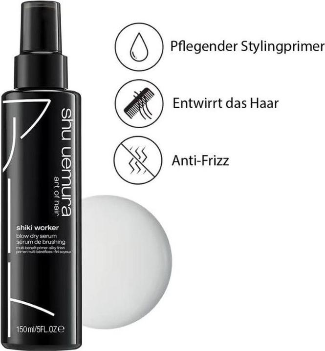 Actual product image Shu Uemura Shiki Worker Blow Dry Serum (150 ml)