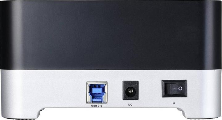 Actual product image Renkforce RF-DOCKING-01 USB 3.2 Gen 1 (USB 3.0) SATA Hard Drive Docking Station (USB-A, 1 Ports)