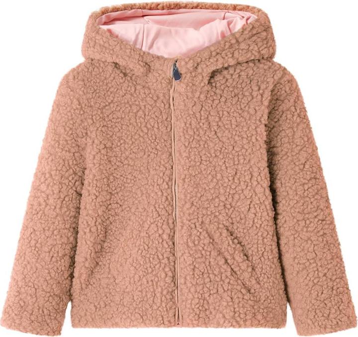 Produktbild VidaXL Kinder-Kapuzenjacke Teddy-Kunstpelz Heller Cognac (116)
