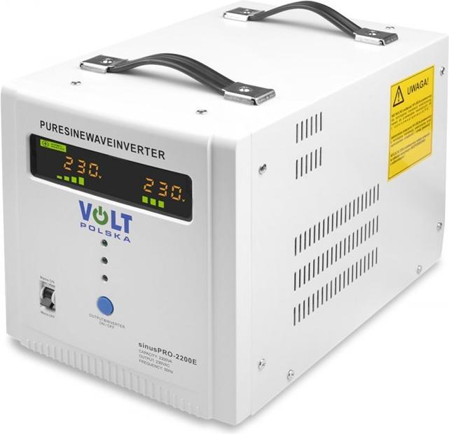 Produktbild Volt Polska ZASILACZ AWARYJNY SINUS PRO 2200 E 12 (2200 VA, 1600 W, Line-Interaktiv USV)