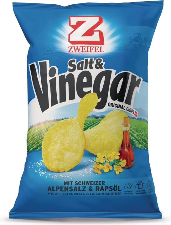 Zweifel Chips Original Salt & Vinegar Spar (175 g)