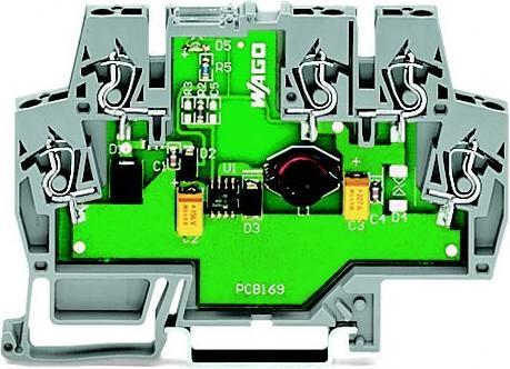 Image du produit Wago Convertisseur DC/DC 24V/12V, 0.5A f.TS35 859-805 Type de tension d'alimentation DC, 1ère tension de