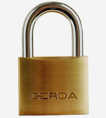 Productafbeelding Gerda SPARTA KD-WA-106 S 60 Messing hangslot