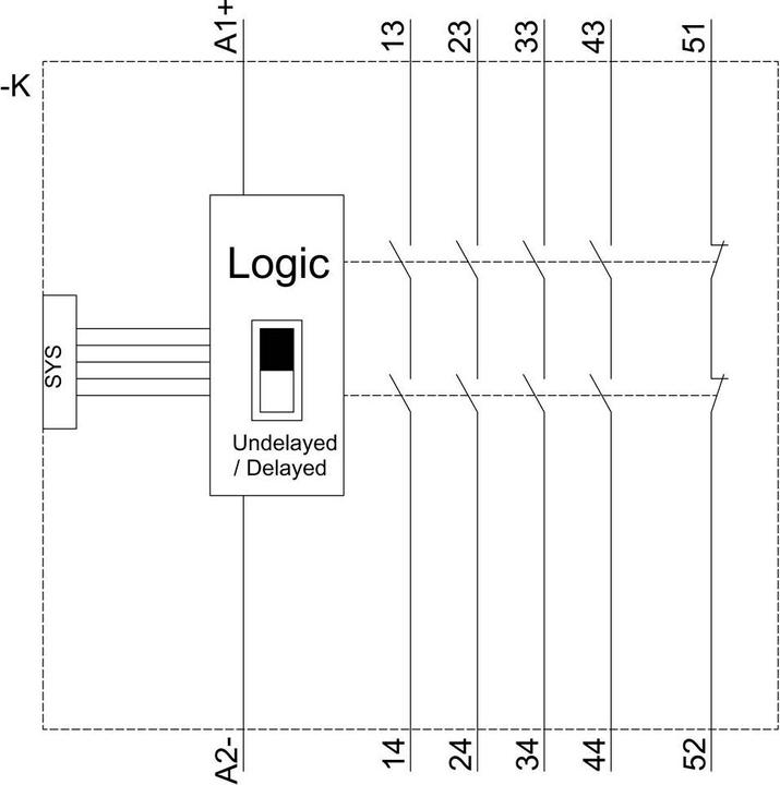 Produktbild Siemens Expansion safety relay, 4NO, 24Vdc