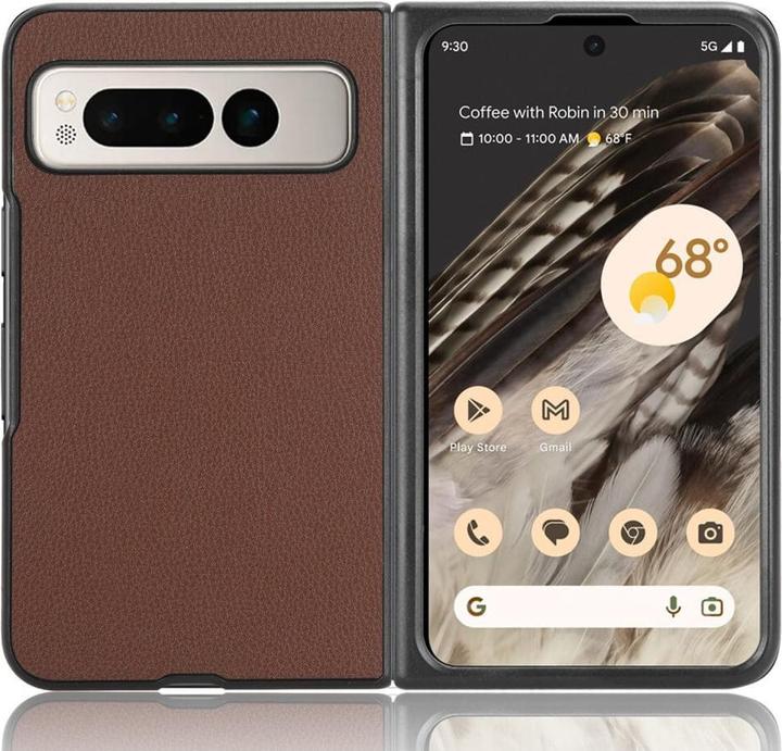 Actual product image Cover-Discount Google Pixel Fold - Classic Protective Cover brown (Google Pixel Fold)