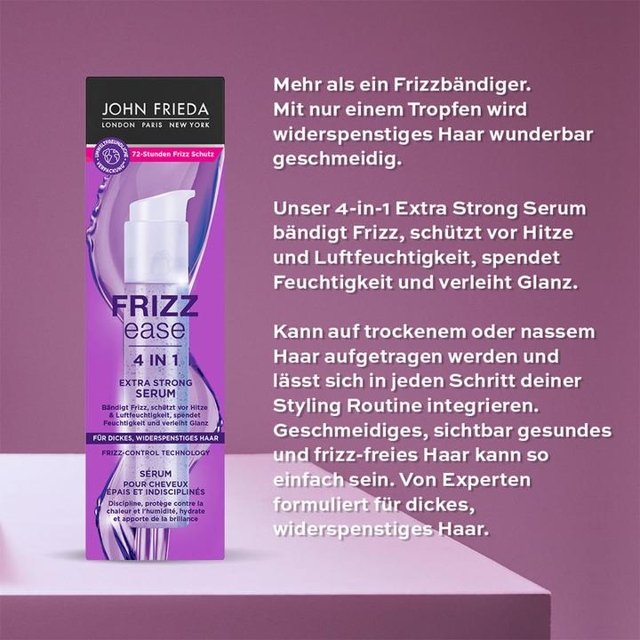 Produktbild John Frieda Frizz Ease - Original Extra Strong 4 in 1 Serum (50 ml)