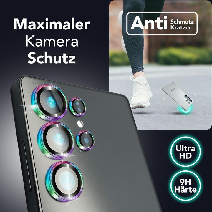 Actual product image Nalia Focus.Pro CLX - Kameraschutz Linsenglas Reflexionsfrei - Camera Lens Protector (1 Piece, Samsung Galaxy S25 Ultra)