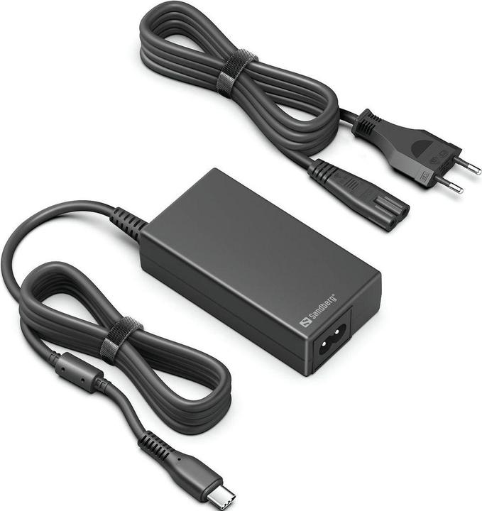 Actual product image Sandberg USB-C AC Charger PD65W EU+UK (65 W)