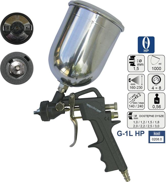 Adler GUN LAK.G. HP 1,5 mm G-1L