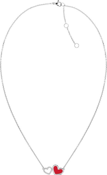 Produktbild Tommy Hilfiger Enamel Hearts Halskette (Edelstahl, Emaille, 45 - 50 cm)