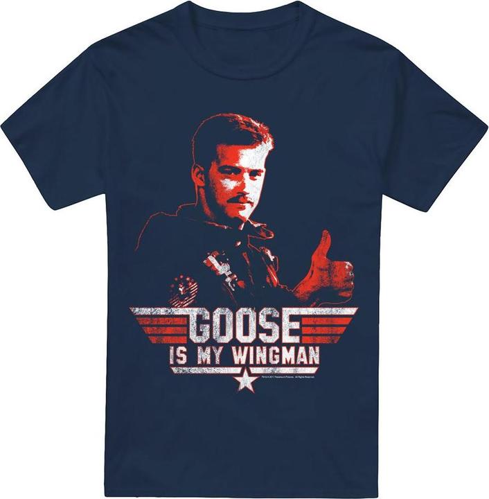 Actual product image Top Gun Mens Wingman Goose T-Shirt (L)