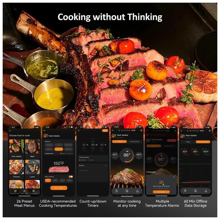 Produktbild Inkbird INT-21-B Drahtloser Grillthermometer
