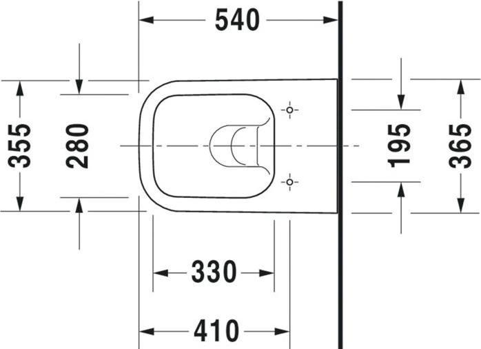 Immagine prodotto Duravit WC senza bordo Happy D.2 Plus Rimless antracite opaco 2222098900