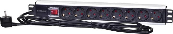 Produktbild Intellinet 8-fach 48,30cm (19") Steckdosenleiste (8 x, 3 m)