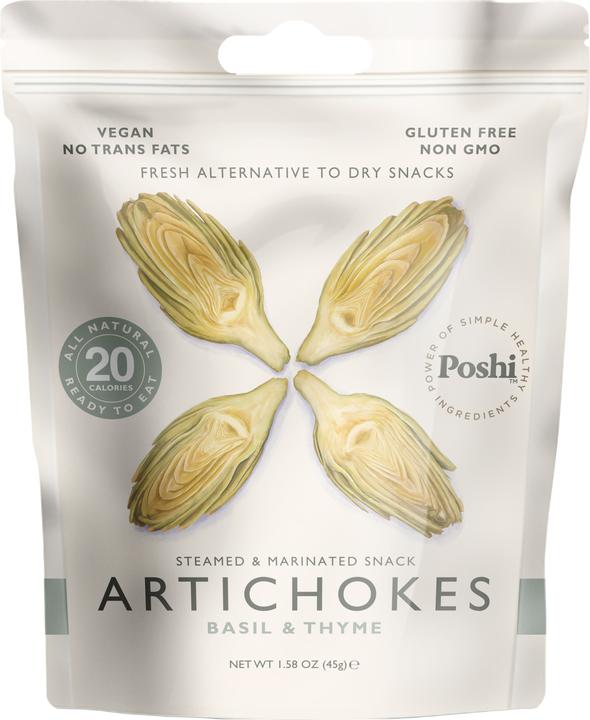 Poshi Artischocken mariniert – Basilikum & Thymian 45 g (45 g)