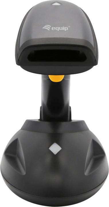 Actual product image equip Barcode Handheld Scanner 2D Laser Wireless USB black (1D barcodes, 2D barcodes)