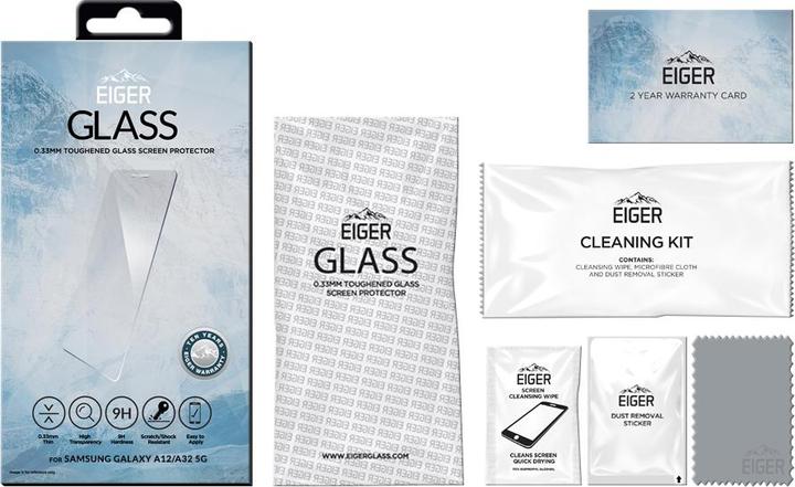 Image du produit Eiger Mountain Glass Clear (1 pièce(s), Samsung Galaxy A12)