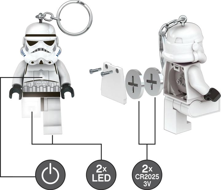 Actual product image Euromic Star Wars Mini-Flashlight Stormtrooper