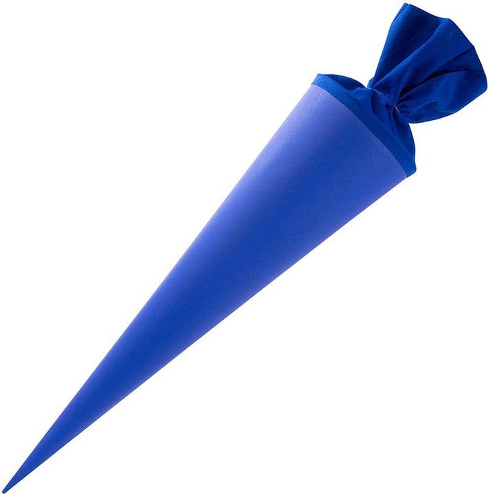 Goldbuch Bastelschultüte rund 70 cm blau mit Filzverschluss (70 cm, 1 x)