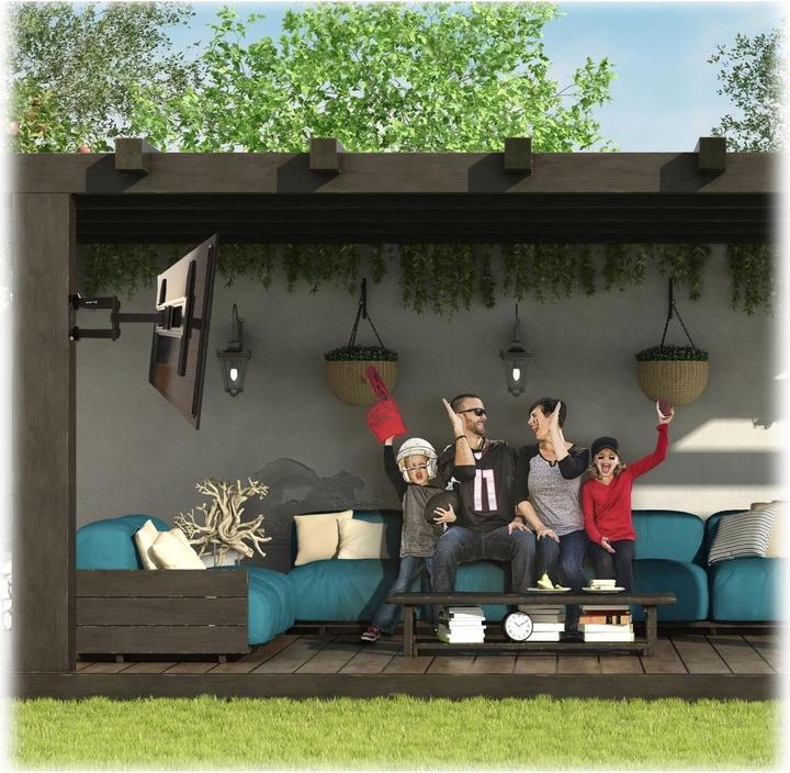 Produktbild Eaton Outdoor Full-Motion TV Wall Mount with Fully Articulating Arm for 81,28cm 32Zoll to (Wand, 80", 50 kg)