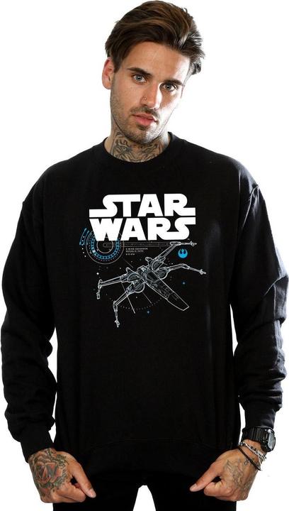 Immagine prodotto Star Wars The Last Jedi X-Wing Felpa Uomo (L)