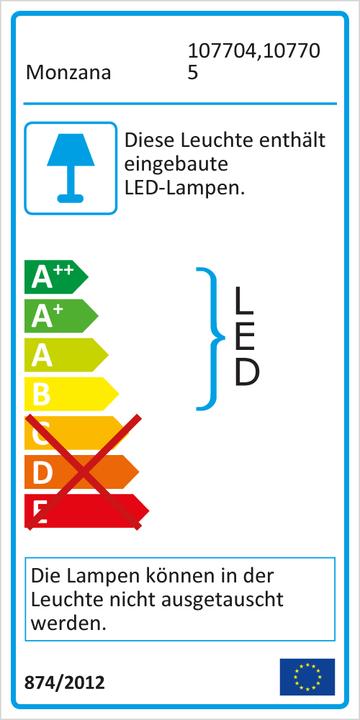 Energie-Label Monzana Schreibtischleuchte (700 lm)