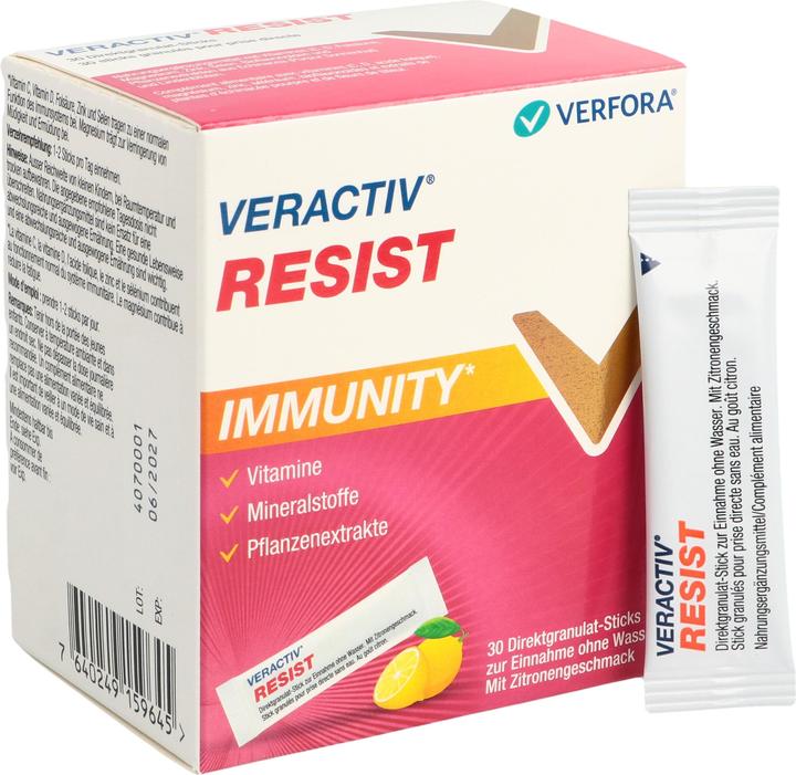 Veractiv Resist Direct Sticks 30 Stk (30 Stück, Granulat, 64 g)