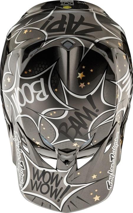 Actual product image Troy Lee Designs SE5 ECE Carbon MIPS Helmet, Cosmic Explosion, gray, L | 58-59cm (58 - 59 cm, L)