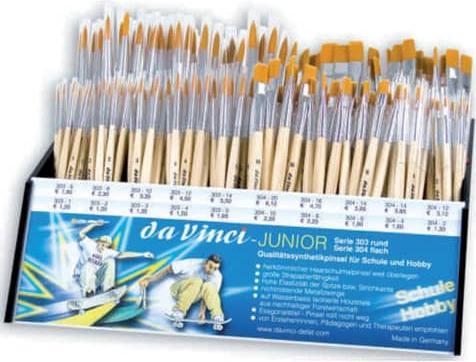 Actual product image da Vinci Synthetic brush display ass.