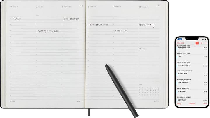 Image du produit Moleskine Calendrier intelligent (19 x 25 cm, Anglais)
