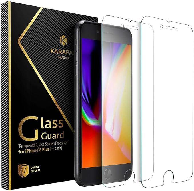 Produktbild Anker Karapax Tempered Glass Screen Protector UN iPhone 8Plus / 7Plus (1 Stück, Apple iPhone 8 Plus)
