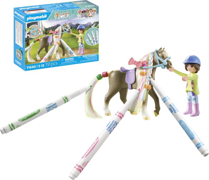 Produktbild Playmobil Kreativset mit Pferd und Stiften (71640, Playmobil Horses of Waterfall)