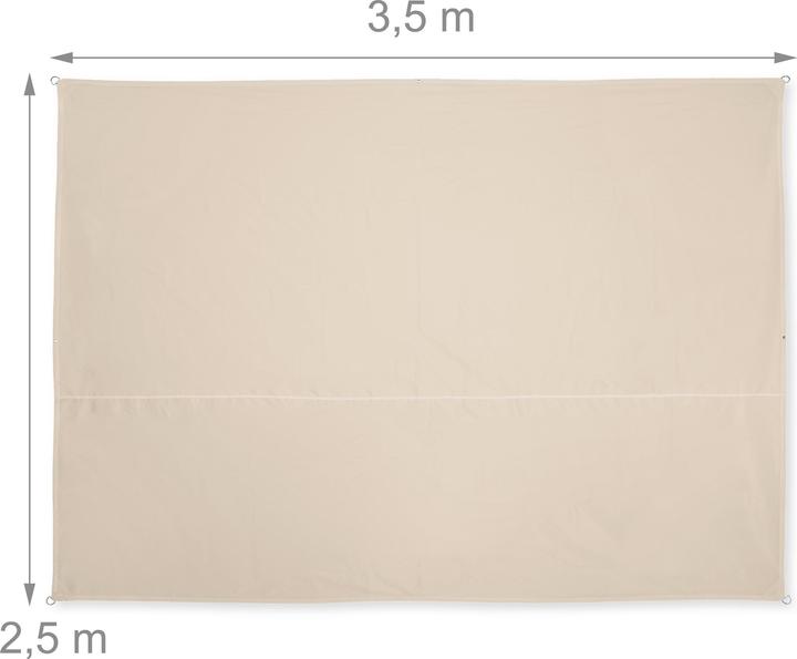 Image du produit Relaxdays Sonnensegel (350 x 250 x 0,5 cm)