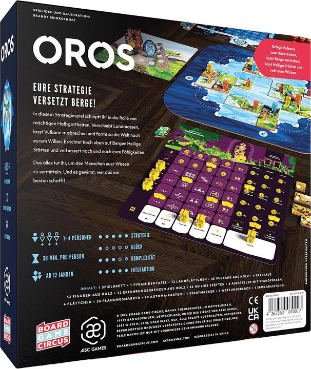 Image du produit Board Game Circus Oros (Allemand)