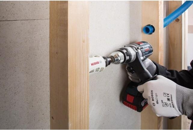Produktbild Bosch Professional Zubehör 14-teiliges Universal-Set, 1 Lochsäge Progressor for Wood&Metal (20 mm, 22 mm, 25 mm, 32 mm, 35 mm, 40 mm, 44 mm, 76 mm, 60 mm, 51 mm, 64 mm)