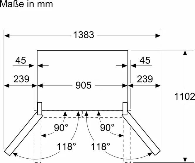 Actual product image Siemens iQ500 KF96DAXEA (574 l)
