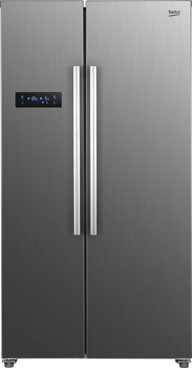 Actual product image Beko GNO4331XPN Side-by-Side Fridge Combination Freestanding E Stainless Steel (472 l)