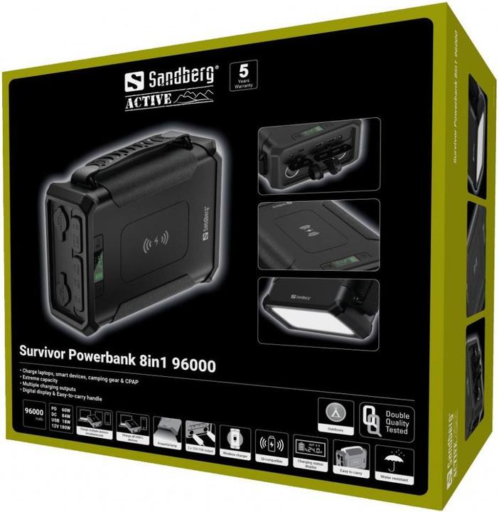 Produktbild Sandberg Survivor (96000 mAh, 180 W, 307.20 Wh)